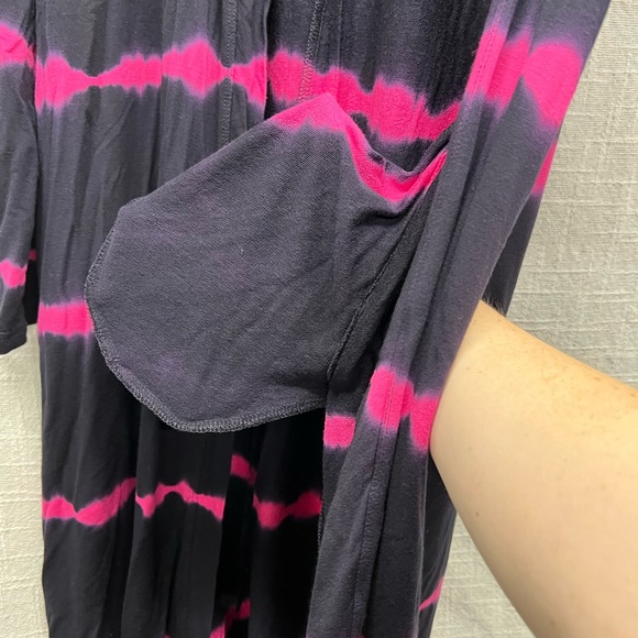 Lane Bryant Blue & Pink Cardigan - Plus Size 14 - Picture 6 of 8